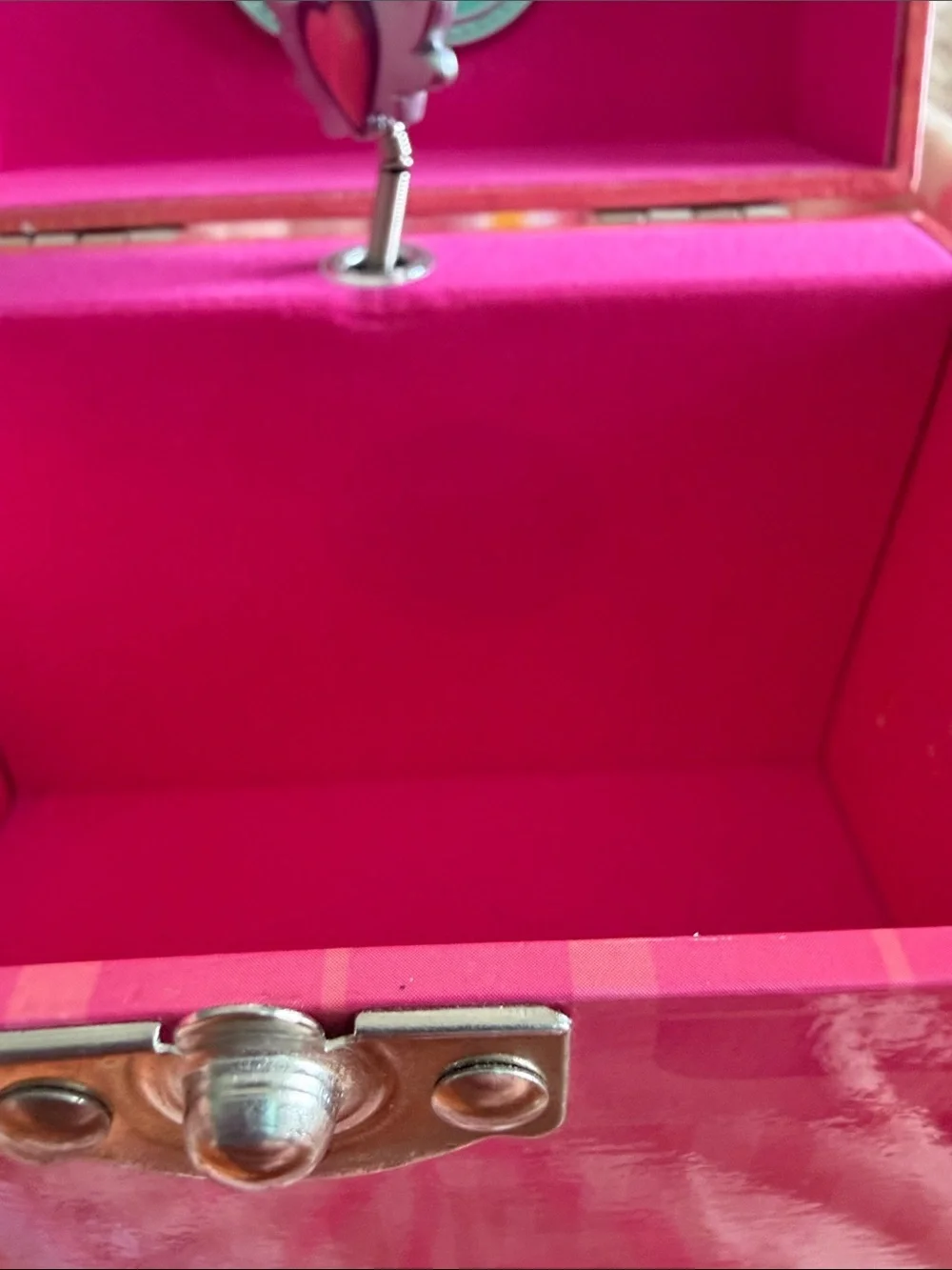 Working Music Box Vintage Y2K Heart Cutie Pink Girls Jewelry Angel Wings Kids